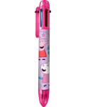 Στυλό με 6 χρώματα Kids Licensing - Peppa Pig - 1t