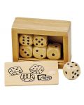 Ξύλινα αξεσουάρ παιχνιδιών Gollnest & Kiesel - Ξύλινα ζάρια, σε κουτί - 1t