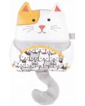 Παιχνίδι κατά των κολικών με κουκούτσια κερασιού Amek Toys - Γάτα, Lazy the cat - 1t