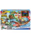 Σετ παιχνιδιού Hot Wheels  Monster Trucks - Swamp Chomp,με αυτοκίνητο - 4t