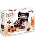 Σετ παιχνιδιού Smoby Black & Decker - Θήκη εργαλείων με εργαλεία - 2t