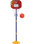 Σετ παιχνιδιού GT - Καλάθι μπάσκετ με μπάλα, έως 108 cm - 1t