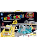 Σετ παιχνιδιού Felyx Toys - Πίστα με φωτιζόμενο φορτηγό, σήραγγα, 169 κομμάτια - 1t
