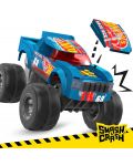 Σετ παιχνιδιού Hot Wheels Monster Truck - Smash & Crash Race Ace, 85 μέρη  - 2t