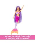 Σετ παιχνιδιού Barbie Color Change - Γοργόνα - 3t