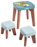 Σετ παιχνιδιού Ecoiffier - Τραπέζι με καρέκλες και σκεύη - 1t