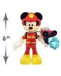 Σετ παιχνιδιού Just Play Disney Junior - Μίκυ Μάους πυροσβέστης και αξεσουάρ - 5t