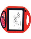 Σετ παιχνιδιού Lexibook - Προβολέας ζωγραφικής Ladybug,με στένσιλ και σφραγίδες - 3t