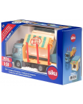 Σετ παιχνιδιού Siku - φορτηγό με προκατασκευασμένο σπίτι - 8t