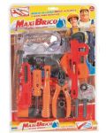 Σετ παιχνιδιού με εργαλεία RS Toys - Maxi Brico, 15 κομμάτια - 1t
