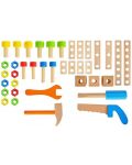 Σετ παιχνιδιού Kruzzel - Παιδικό εργαστήριο με εργαλεία κατασκευής - 2t