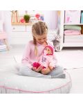 Διαδραστική κούκλα Bayer First Words Baby - Ροζ φόρεμα με ποντίκι, 38 cm - 4t