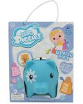 Κουμπαράς Boti Pocket Money Piggies - Μπλε, με αξεσουάρ - 1t