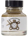 Μελάνι καλλιγραφίας Winsor & Newton - Χρυσαφένιο, 30 ml - 1t