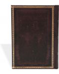 Ημερολόγιο-σημειωματάριο Paperblanks Black Moroccan - Midi, 13 x 18 cm, 72 φύλλα, 2024 - 3t