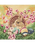 Μαξιλαροθήκη Rakla - Easter bunny and decoration, 47 х 47 cm - 2t