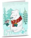 Κάρτα  iGreet -Αρκούδα τον χειμώνα - 1t