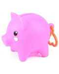 Κουμπαράς Boti Pocket Money Piggies - Ροζ, με αξεσουάρ - 4t