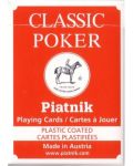 Τράπουλα Piatnik - Classic Poker, κόκκινο - 1t