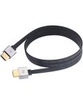Καλώδιο Real Cable - HD-ULTRA HDMI 2.0 4K, 3m, μαύρο ασήμι - 1t