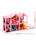 Κουκλόσπιτο MalPlay - Lovely House με 6 δωμάτια, έπιπλα και φιγούρες , 136 μέρη - 9t