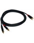 Καλώδιο  Master Audio - RCA620/2, 2x RCA/2x RCA, 2m, μαύρο - 1t