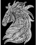 Εικόνα χρωματισμού ColorVelvet - Άγριο άλογο, 47 х 35 cm - 2t