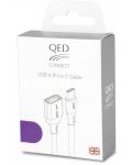 Καλώδιο QED - Connect QE8191, USB-A/USB-C, 0.15m, μαύρο - 3t