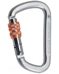 Καραμπίνερ Rock Empire - Steel Carabiner D KL-S, γκρι  - 1t