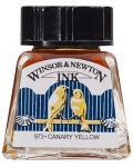 Μελάνι καλλιγραφίας Winsor & Newton - Κίτρινο, 14 ml - 1t