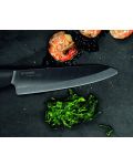 Κεραμικό μαχαίρι Master KYOCERA - 18 cm, μαύρο - 2t
