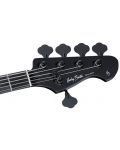 Κιθάρα Harley Benton - PJ-5 SBK Deluxe Series, Bass, Black - 4t