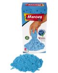 Κινητική άμμος σε κουτί  Heroes - Μπλε χρώμα, 1 κιλό - 2t
