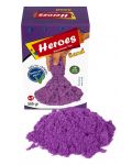 Κινητική άμμος σε κουτί Heroes - Μωβ χρώμα, 500 g - 2t