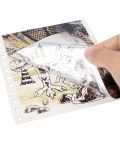 Βιβλίο ζωγραφικής DinosArt Foil - Δεινόσαυροι - 5t