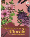 Βιβλίο ζωγραφικής Grafix - Λουλούδια - 1t