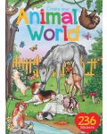 Βιβλίο με αυτοκόλλητα  Depesche - Κόσμος των ζώων - 1t