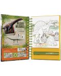 Βιβλίο ζωγραφικής DinosArt Foil - Δεινόσαυροι - 2t