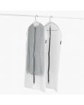 Σετ 2 θήκες ρούχων Brabantia - 60 x 100 cm, Transparent/Grey - 3t