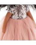 Σετ ρούχων κούκλας Orange Toys Sweet Sisters - Ροζ φόρεμα με πούλιες - 3t