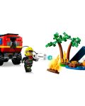 Κατασκευαστής LEGO City - Πυροσβεστικό όχημα 4 х 4 με ναυαγοσωστική λέμβο (60412) - 4t