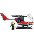 Κατασκευαστής LEGO City - Πυροσβεστικό ελικόπτερο διάσωσης(60411) - 5t