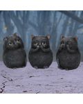 Σετ αγαλματίδια Nemesis Now Adult: Humor - Three Wise Fat Cats, 8 cm - 7t
