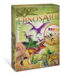 Σετ DinosArt - Χρωματίστε τα ειδώλια των δεινοσαύρων - 1t