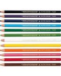 Σετ χρωματιστά μολύβια Uni Dermatograph - 12 χρώματα - 1t