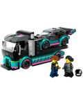 Κατασκευαστής LEGO City - Αγωνιστικό αυτοκίνητο και φορτηγό μεταφοράς αυτοκινήτων(60406) - 2t