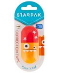Διορθωτική ταινία Starpak - Robbi Orange, 5 mm x 6 m - 1t