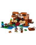 Κατασκευαστής LEGO Minecraft - Το σπίτι του βατράχου (21256) - 3t