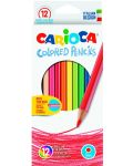 Σετ  μολύβια Carioca - Brilliant Hexagon, 12 χρώματα - 1t
