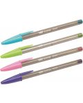 Σετ χρωματιστά στυλό BIC Cristal - Fun, 1,6 mm, 4 χρώματα - 2t